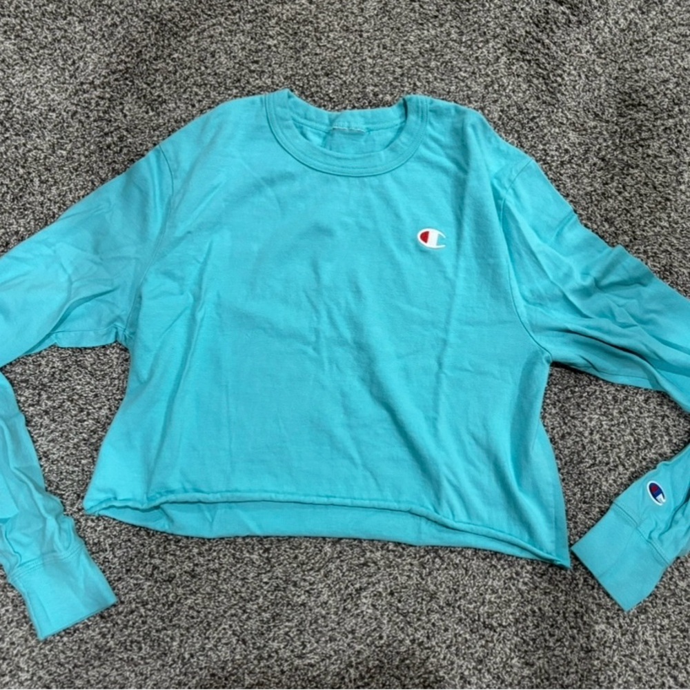 Champion Teal Long Sleeve Top